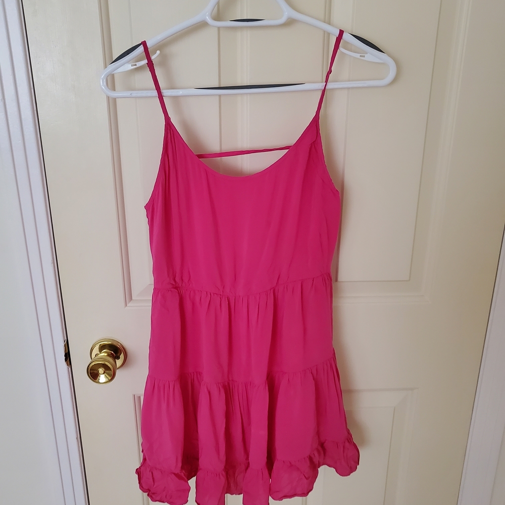 Pink Aritzia Talula Baby Doll Dress